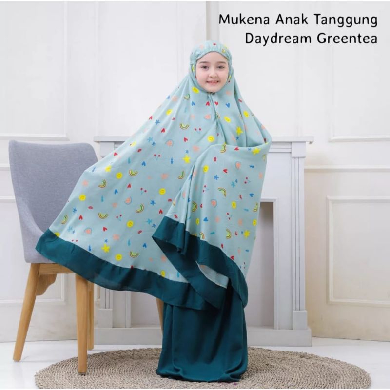 Mukenah Anak Tanggung SD TK Motif Daydream Usia 8-13 Tahun Cantik Terbaru