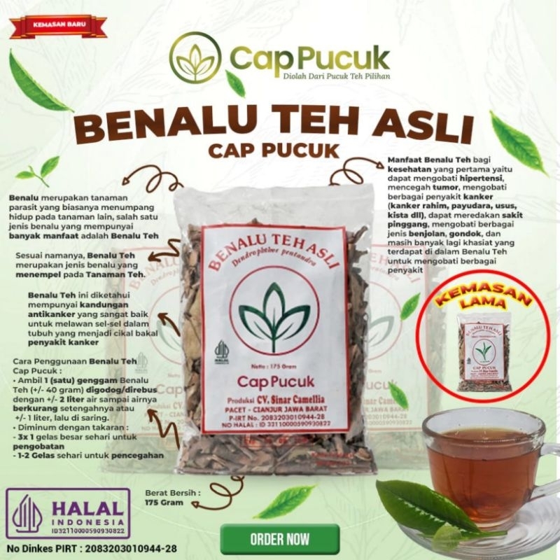 

Benalu Teh Asli "Cap Pucuk" 175 gram