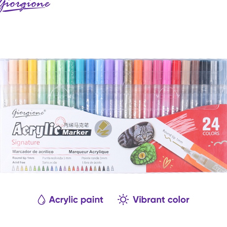 

DISKON Giorgione Acrylic Marker Pen Set Spidol GMK115