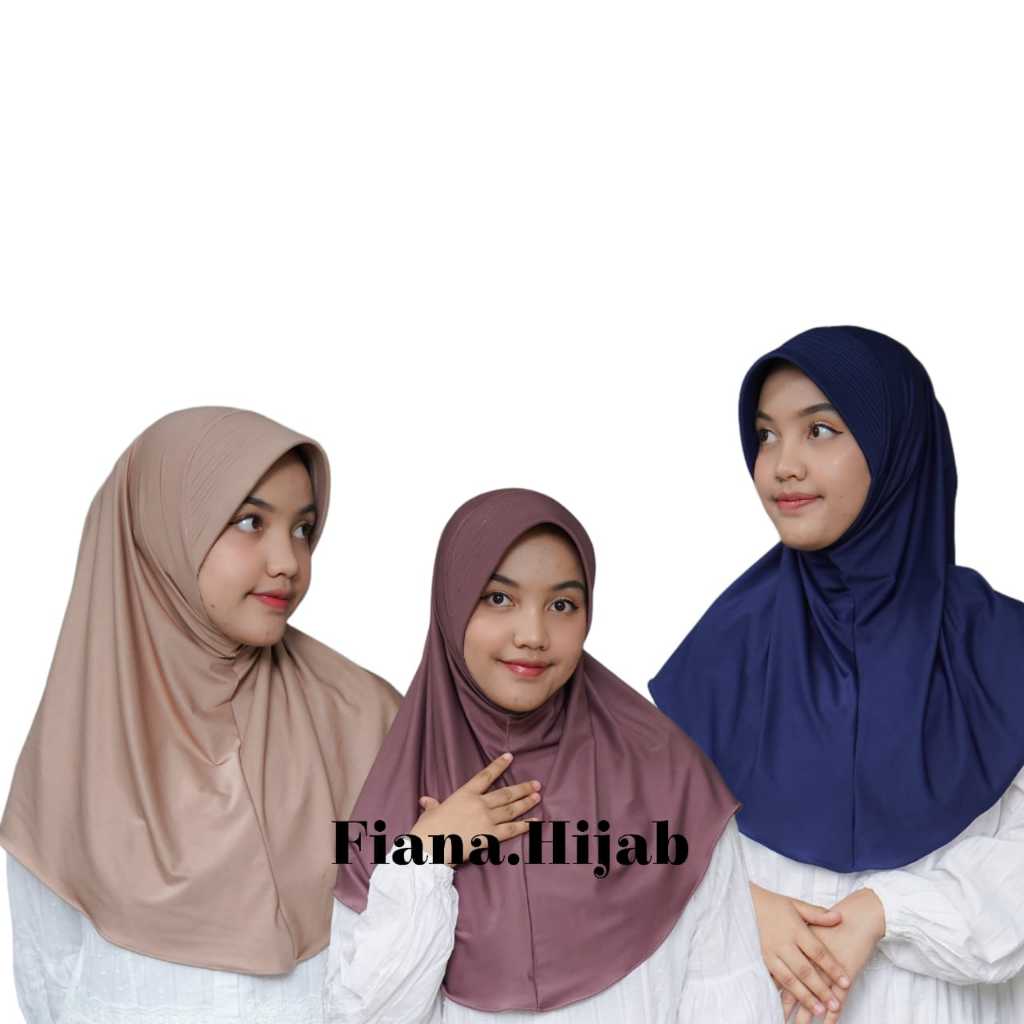 Hijab Bergo Sport Pet Besar Ukuran L/Hijab Sport Menutup Dada Pet Tebal