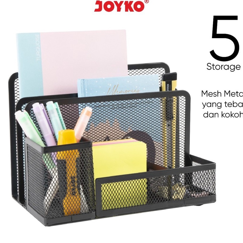 

COD NEWPRODUCT Desk Set JOYKO DS21Pen HolderTempat Alat Tulis JaringDeskset Besi