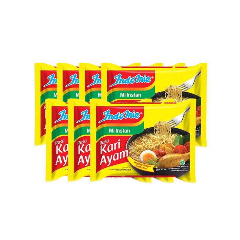 

Terlaku Indomie Mie Instan Kari Ayam 7 x 72 gr
