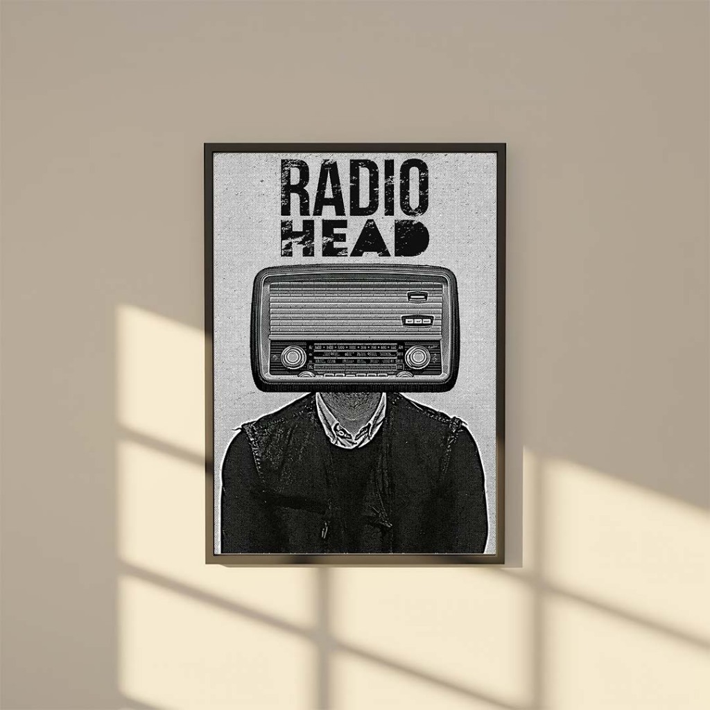 Dekorasi Dinding Poster Frameblock Radiohead