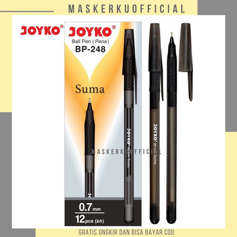 

Bolpen pena Joyko BP-248 SUMA (12 pcs) / Pulpen joyko lusinan
