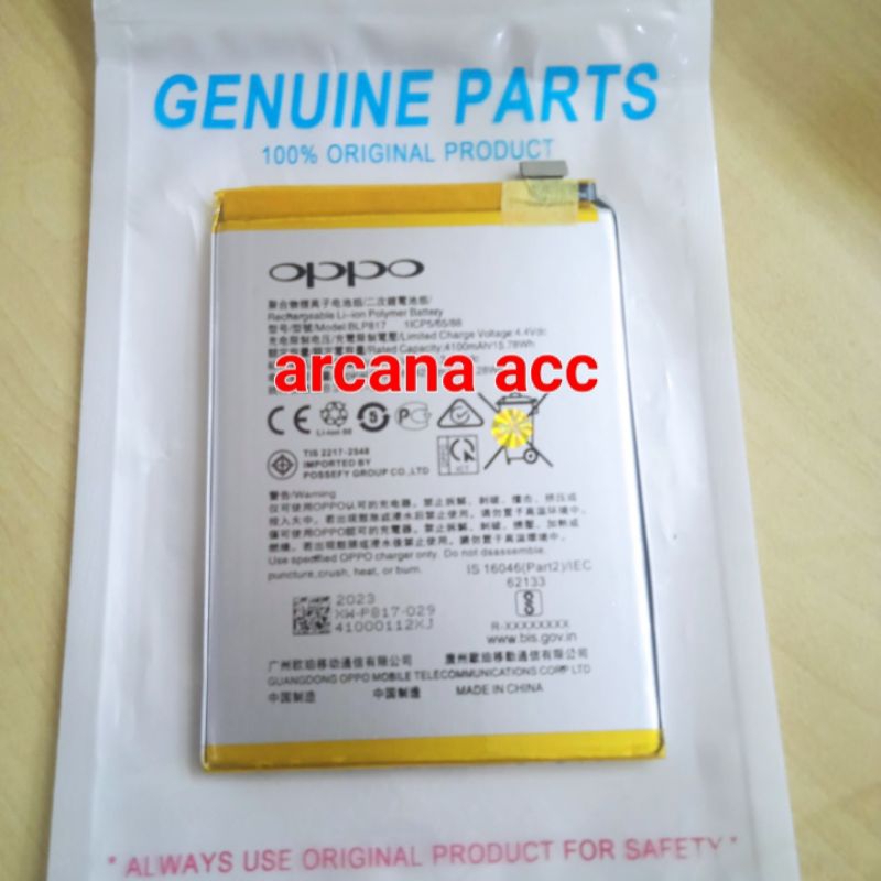 Battery baterai Oppo A15 Oppo A15S BLP817 ORIGINAL NEW