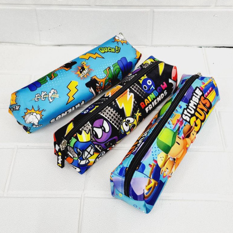 

el baru Pencil Case PouchDompet Kotak Pensil Type 1 STUMBLE GUYSRAINBOW FRIENDSMINECRAFTROBLOXSONICPIKACHU 74