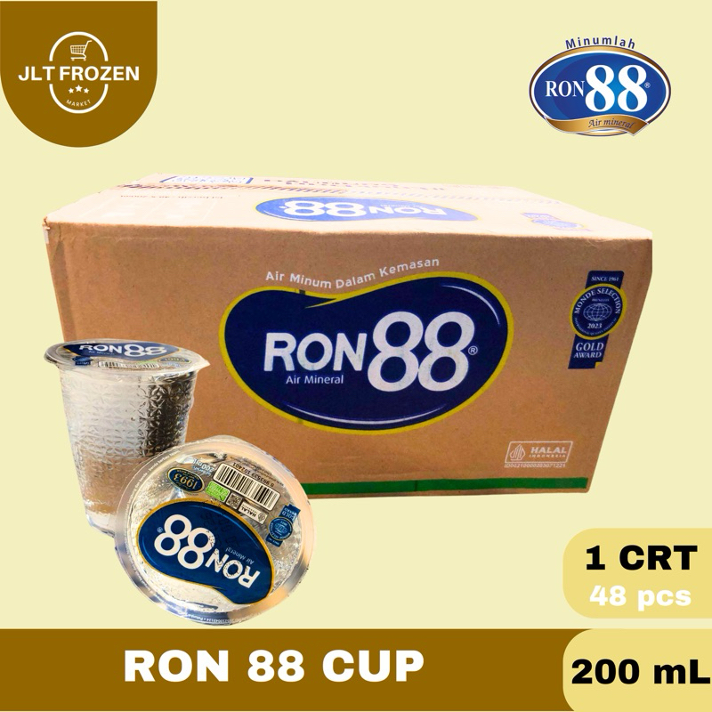 

Ron 88 Air Mineral Cup mini 200ml / Air Akua Gelas KARTON 48pcs