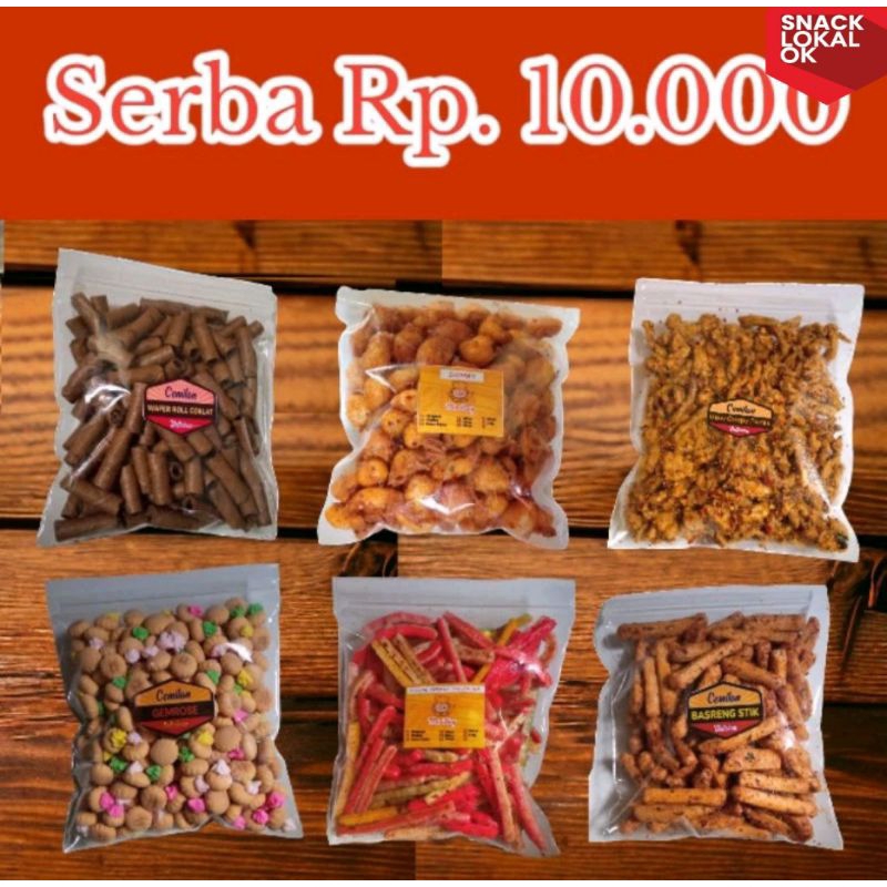 

Cemilan Snack Serba 10 Ribu All Varian