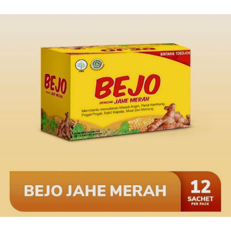 

BEJO JAHE MERAH isi 12 Sachet
