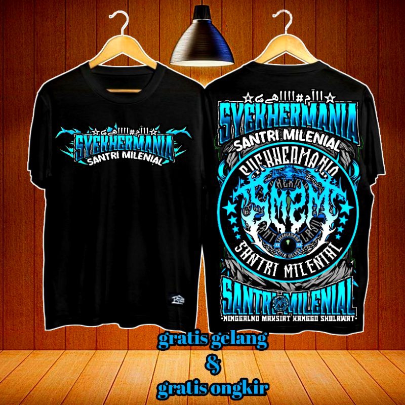 kaos syekhermania Indonesia murah berkualitas catton combed UNISEX SLOVEED