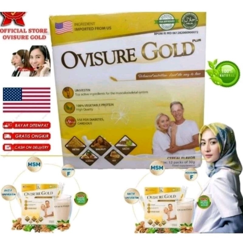 

OVISURE GOLD SUSU VITAMIN TULANG & SENDI NYERIOTOT ASTEOPOROSIS OSTEOARTHRITIS SUSU OVISURE
