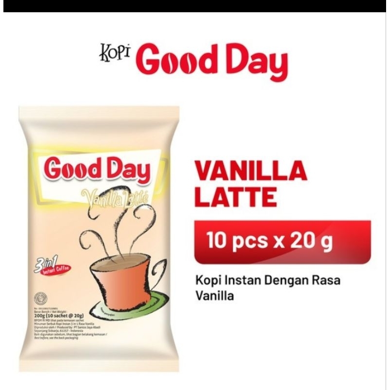 

Good day vanila latte