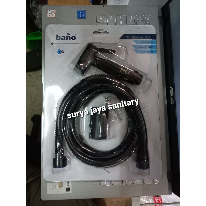 Jet shower kloset bano hitam / jet shower Stainless hitam