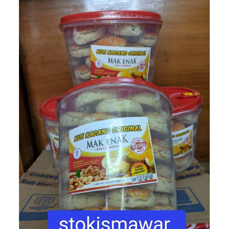 

HOT Kue Kacang Mak Enak Jember ORI Kue Lebaran Kue Kering Mak Enak