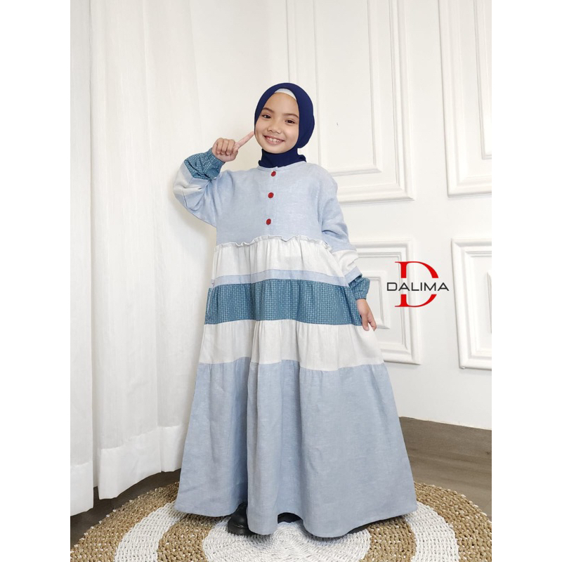 GAMIS DALIMA KIDS BY SEMUT (SIZE XL-XXL)