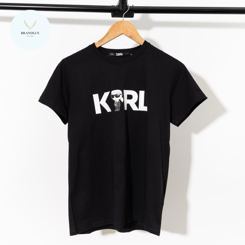 KARL LAGERFELD Ikonik 2.0 karl logo tshirt