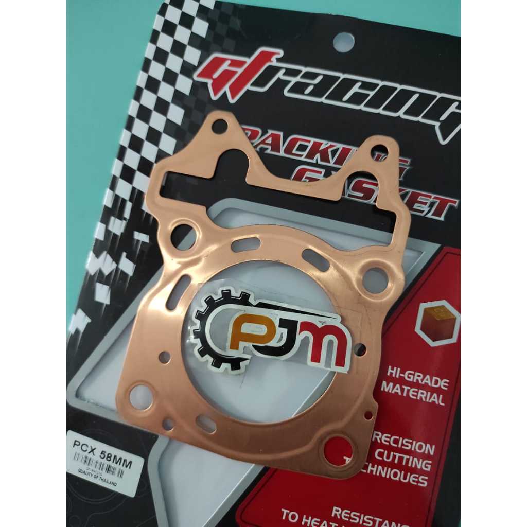PAKING HEAD TEMBAGA PCX150 VARIO150 58/59/60/63MM GF RACING