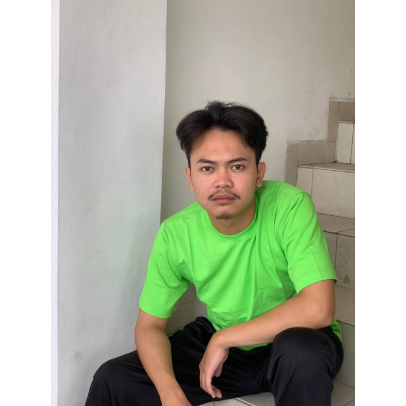 KAOS POLOS LENGAN PENDEK IJO STABILO COTTON COMBED 24S PREMIUM