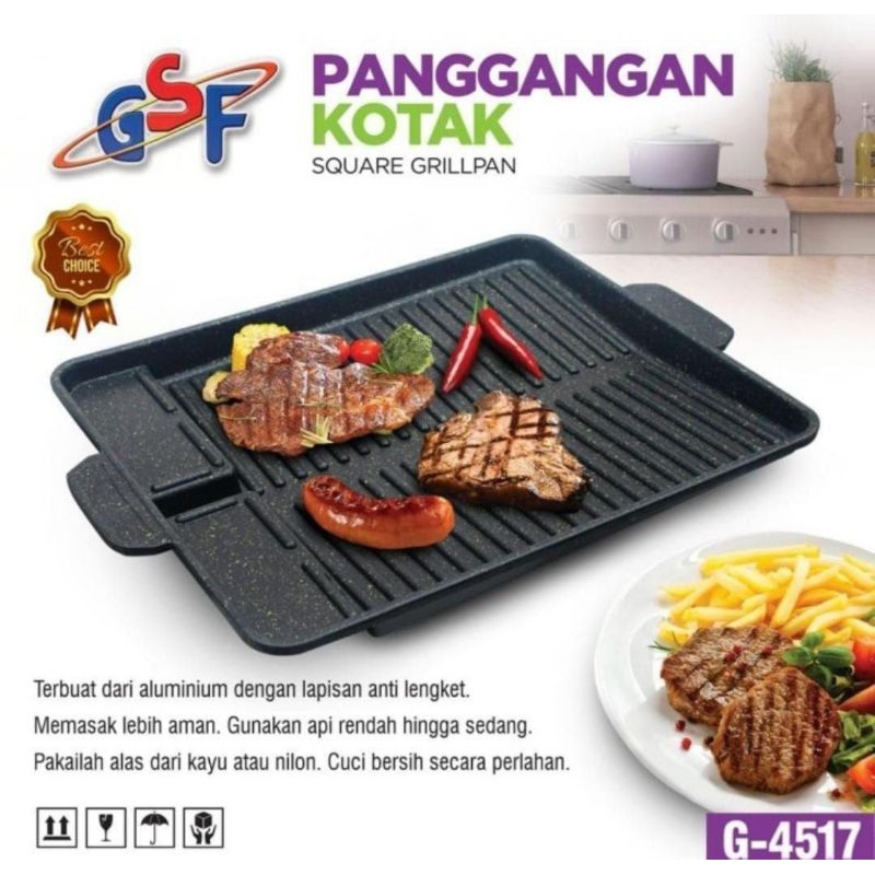 bbq Panggangan kotak gsf 4517 panggangan Yakiniku