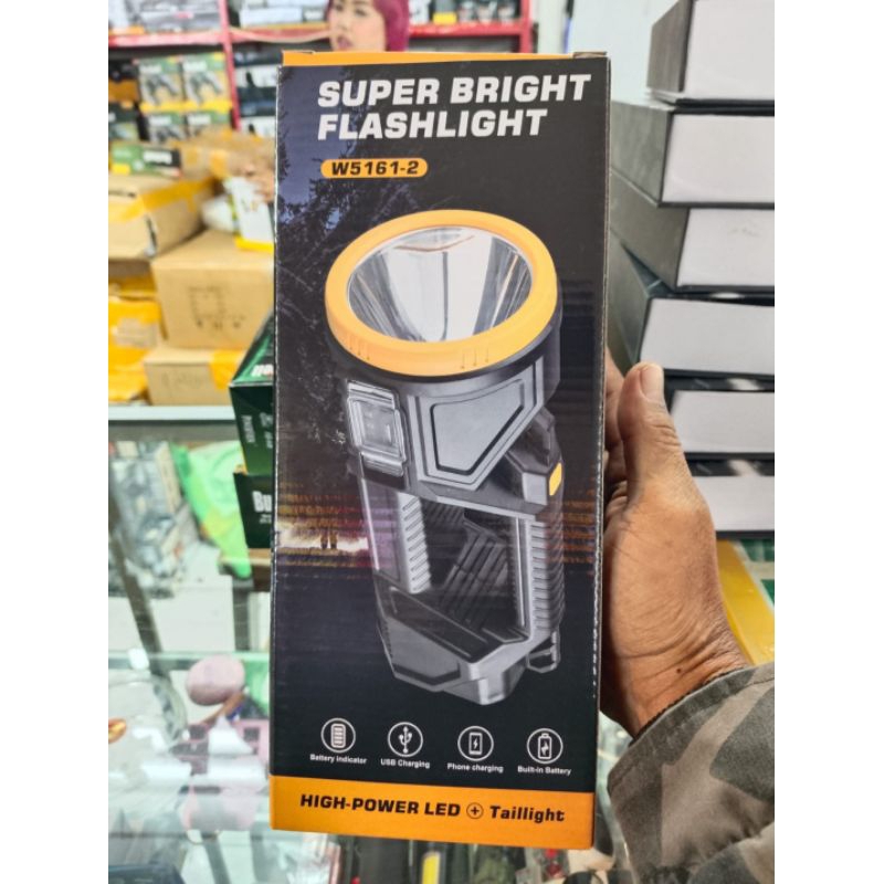 Senter Super Bright Flashlight Senter Jumbo  LED Jarak Jauh
