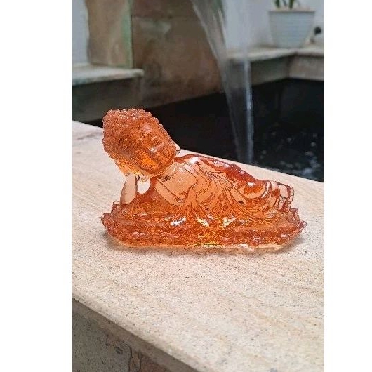 Rupang Buddha Tidur Patung Buddha Siddhartha Gotama Pajangan Mobil Hiasan Dashboard