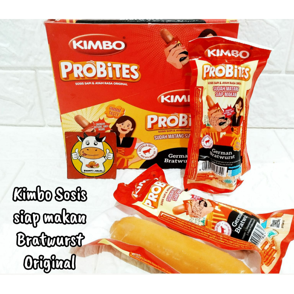 

KIMBO SOSIS SIAP MAKAN ORIGINAL BRATWURST-FROZEN FOOD-BRONTZ JOGJA