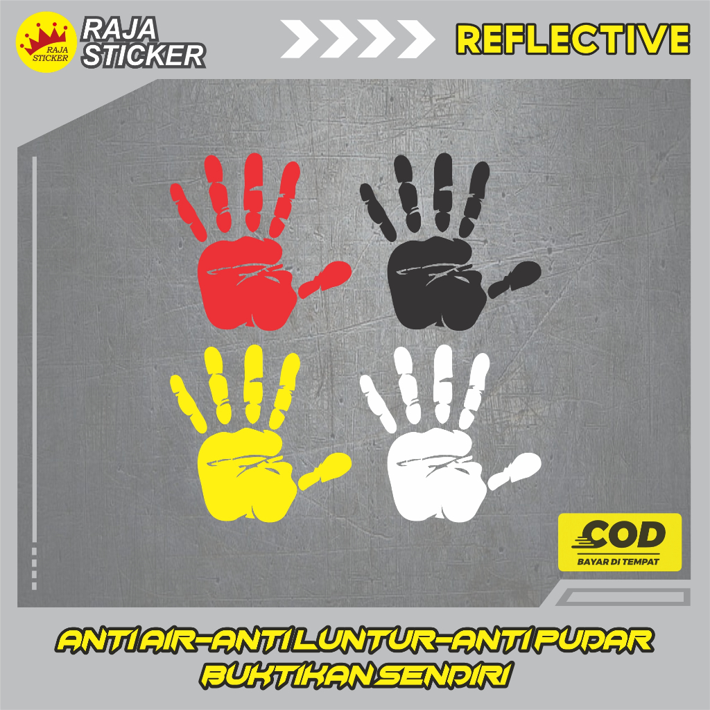 

Sticker telapak tangan / Stiker cutting telapak tangan