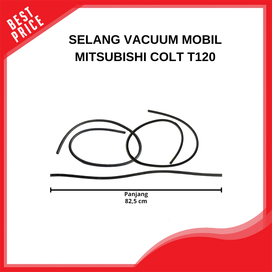 Produk Selang Bensin Hose Vakum Karet Hitam 1 Pcs Untuk Mobil Mitsubishi Colt T120 Facum Karburator 