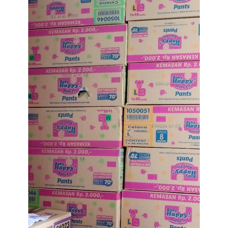 Baby Happy Renceng  M1 /Dus/L1 Dus (isi 48Pcs)