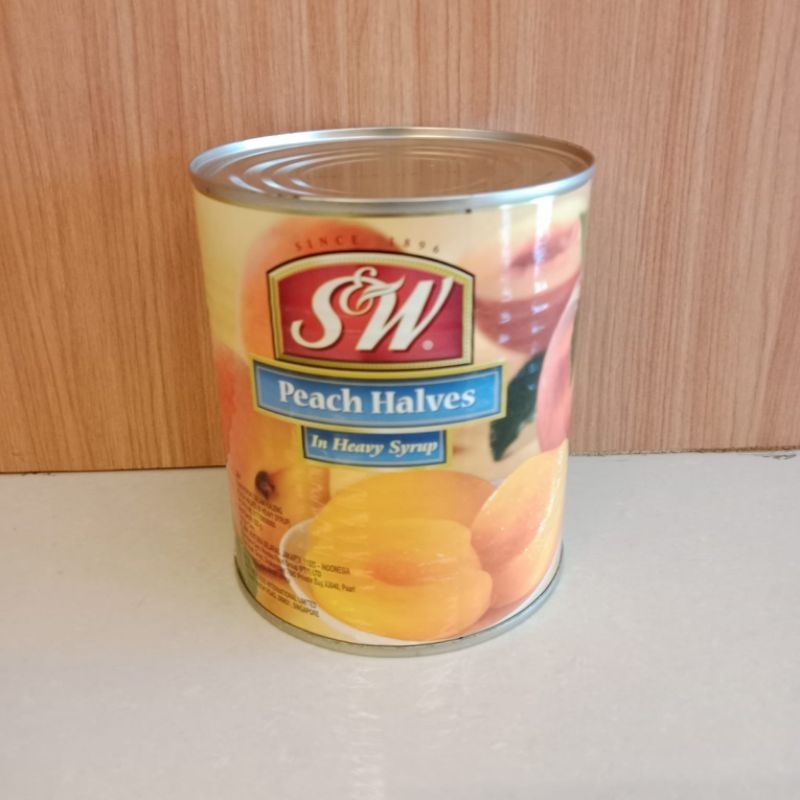 

SW PEACH HALVES in Syrup 825gr / Buah Peach Kaleng