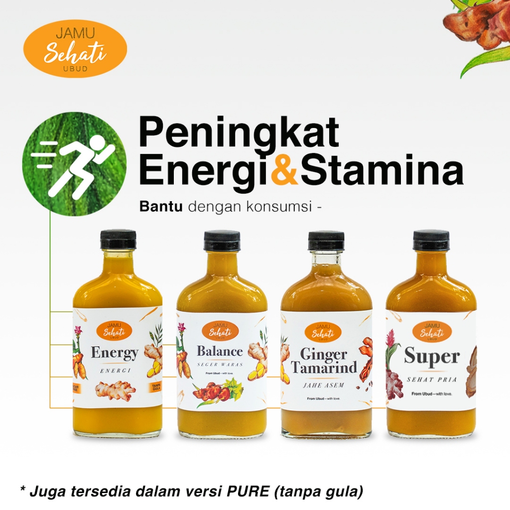 

Minuman Herbal Alami Tingkatkan Energi - Jamu Sehati Ubud