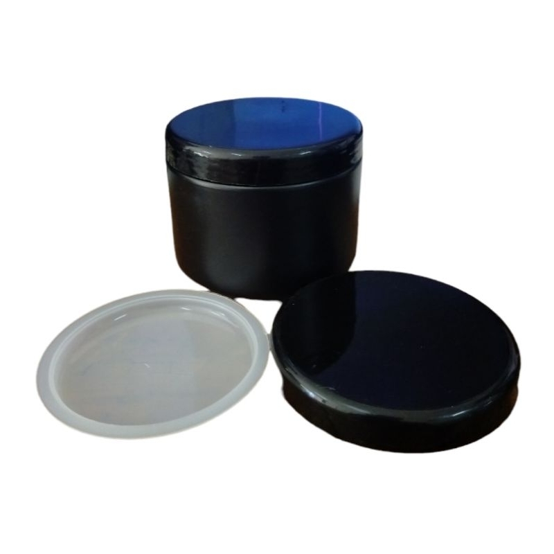 WARNA HITAM POT LULUR POT CREAM BOTOL SCRUB CREAM LULUR BOTOL UKURAN 500GRAM 500 GRAM