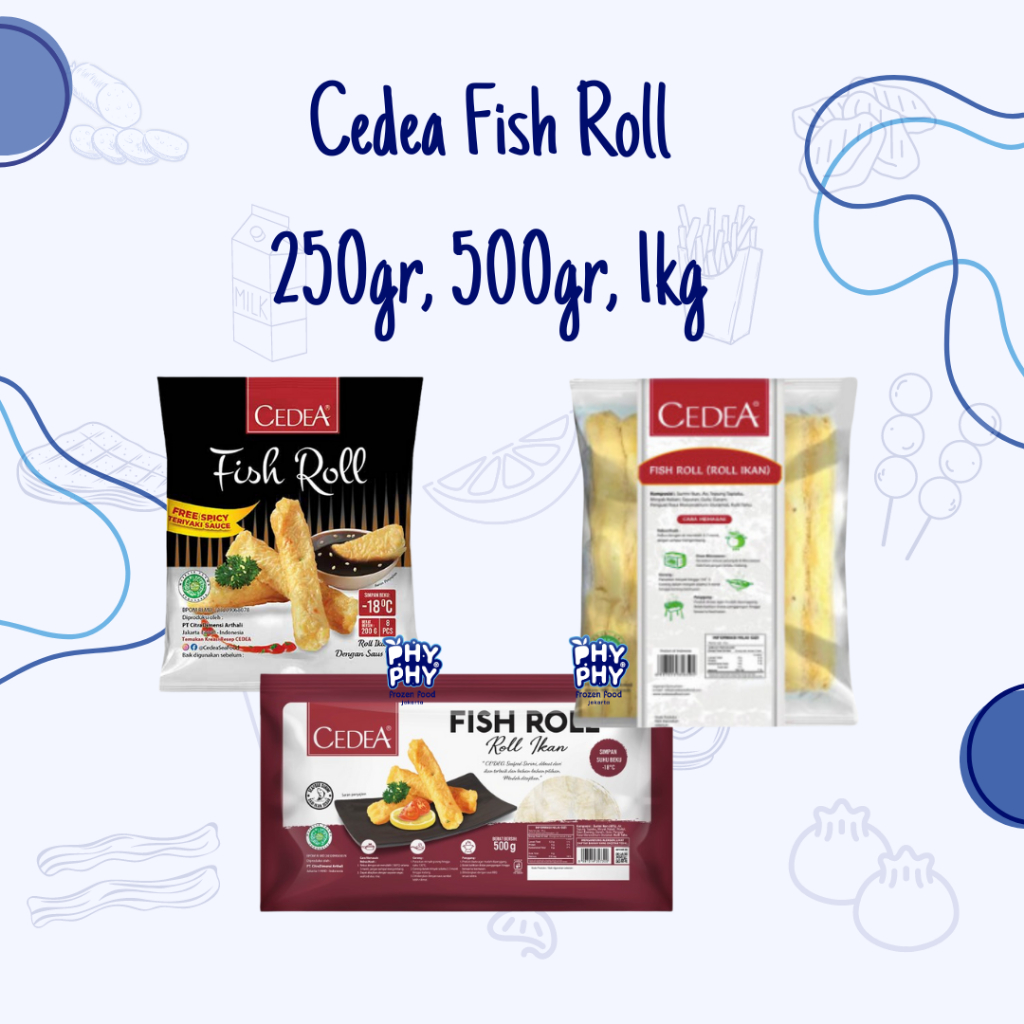 

Cedea Fish Roll Original 200gr / Cedea Fish Roll Original 500gr / Cedea Fish Roll Original 1kg