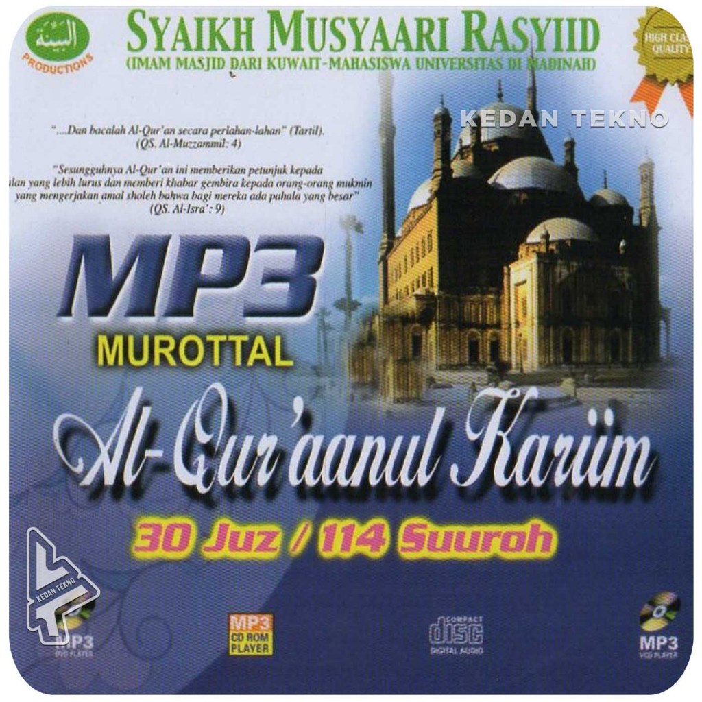 kaset Mp3 Audio Ngaji Murotal Al-Quran 30 Juz