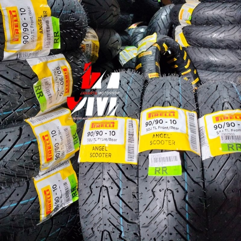 Ban Pirelli Angel Scooter 90/90-10 (Tubless) For Vespa Klasik Super Px Kymco dll