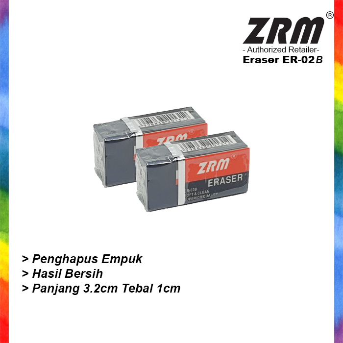 

ZRM ER-02B Penghapus / Eraser Black Kecil