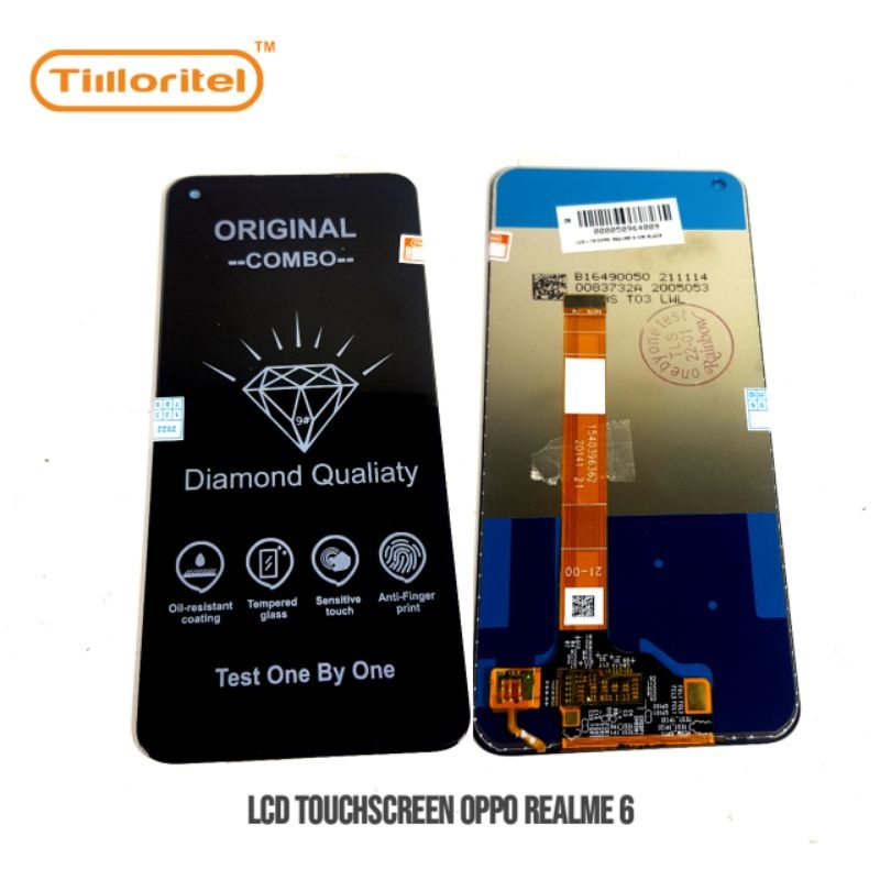 LCD+TS OPPO REALME 6/REALME 6S/REALME 7/NARZO 20 PRO/NARZO 30 4G BLACK