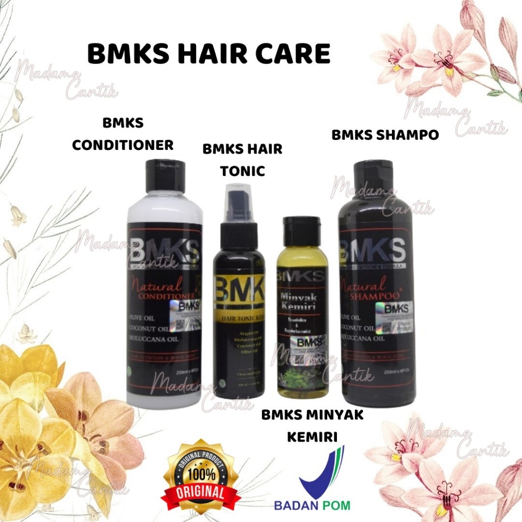 MADAME  BMKS HAIR TONIC KEMIRI SHAMPOO CONDI