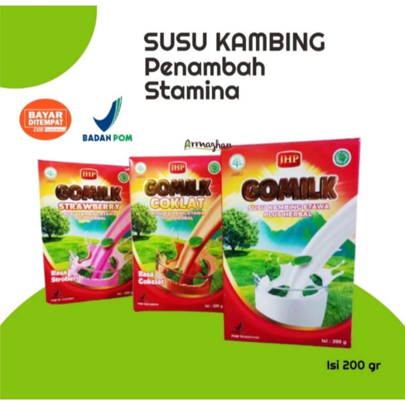 

GOMILK Susu Kambing Etawa Plus Herbal