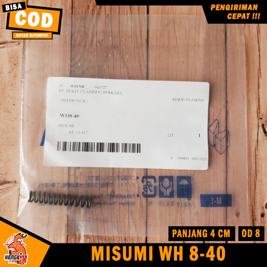 Per Misumi Mizumi Jepang Misumi Bulat WH 8-40 OD 8 Panjang 4 cm Keras