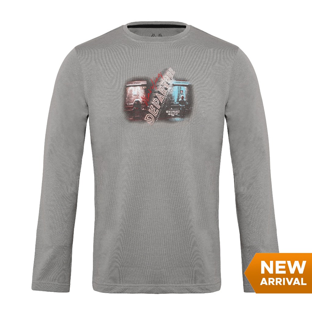 Damor Kaos  Slimfit Men Gray Lengan Panjang - RMSCL.CB009G