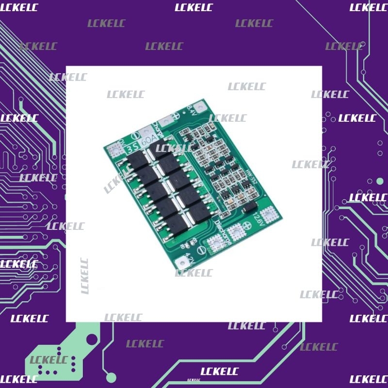 BMS 3S 60A BALANCE 18650 LI-ION LITHIUM BATTERY CHARGER + PROTECTION