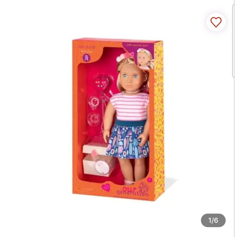 Our Generation Set Boneka Alessia Blonde Hair