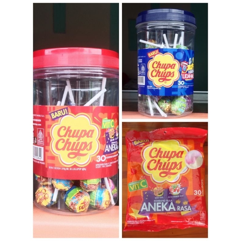 

Permen Chupa CHups Lollipop 1 Toples / Refil isi 30Pcs