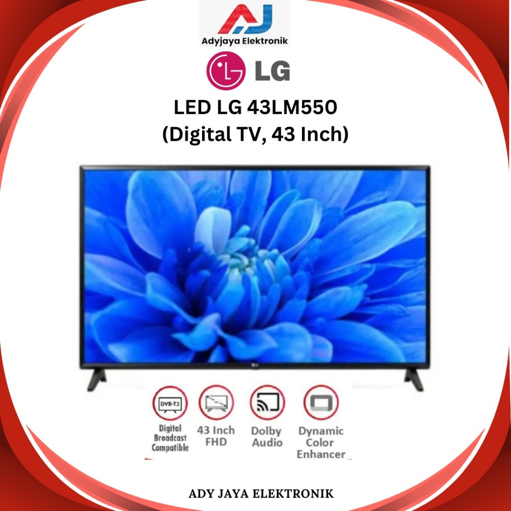 TV LED LG 43 INCH DIGITAL  43LM5500PTA