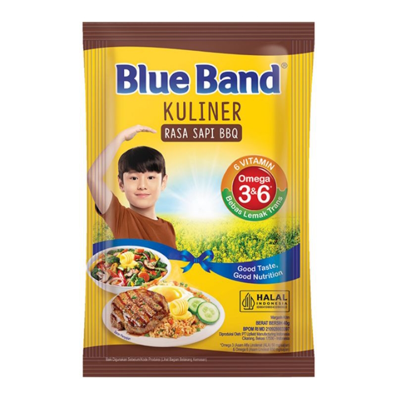 

Blue Band Kuliner Margarin Sapi BBQ Ayam Bawang 40 g