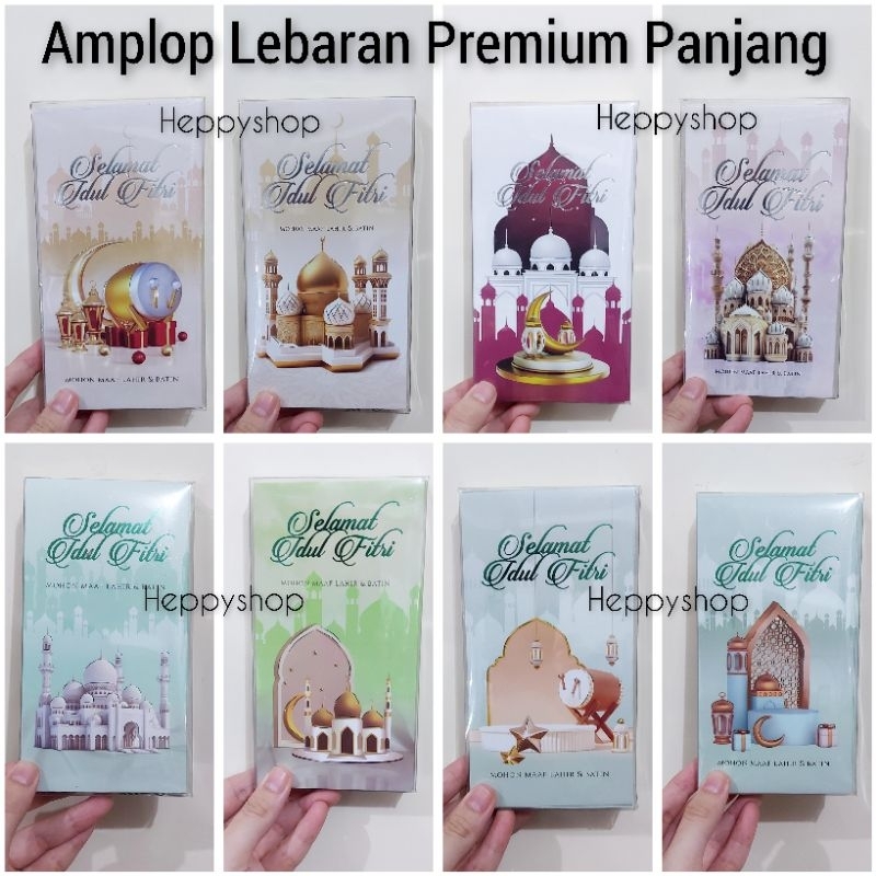 

Amplop Lebaran Premium Panjang, Angpao Lebaran, Amplop Idul Fitri, Angpao Idul Fitri