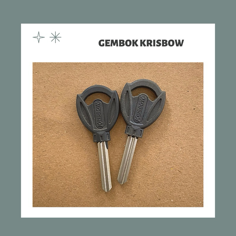 Bahan Kunci Gembok Krisbow