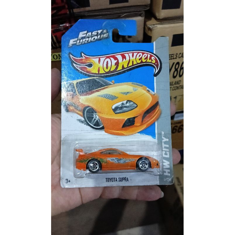 HOT WHEELS HOTWHEELS FAST FURIOUS TOYOTA SUPRA OREN ORANGE MK4 MK 4 BRYAN BRIAN