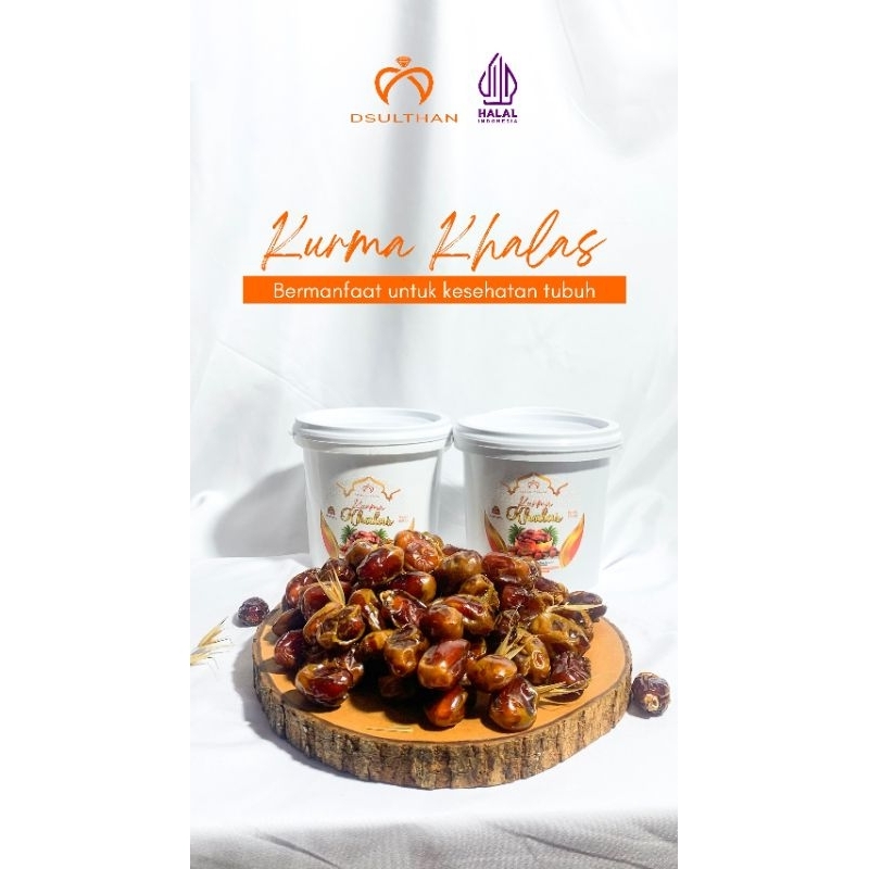 

KURMA KHALAS PREMIUM D'SULTAN 550gr